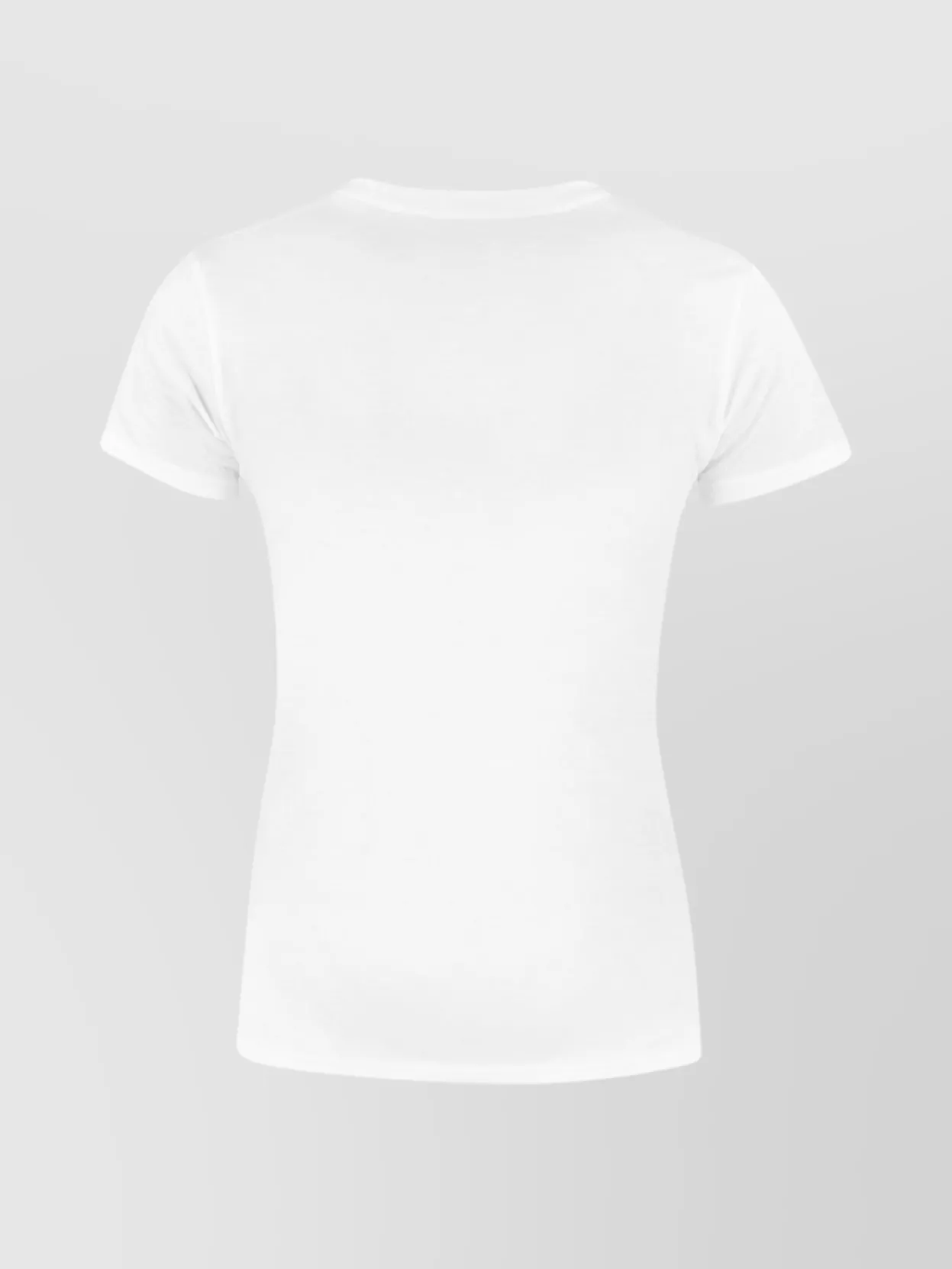 Vince Ribbed Crew Neck Cotton T-Shirt