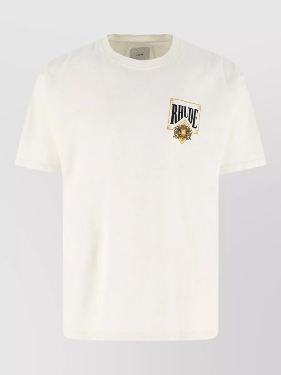 Rhude Cotton Logo Print Short-Sleeve T-Shirt