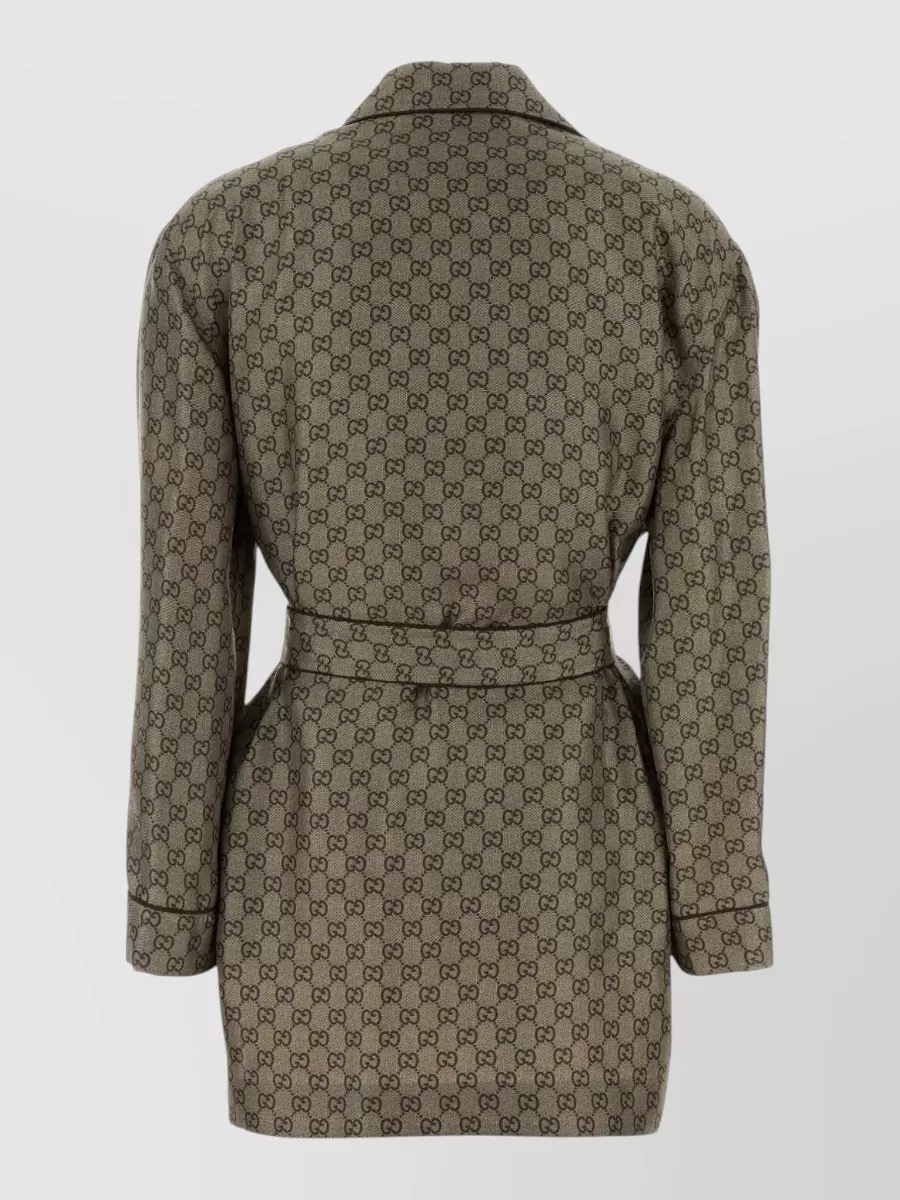 Gucci Silk Printed Shirt Jacket