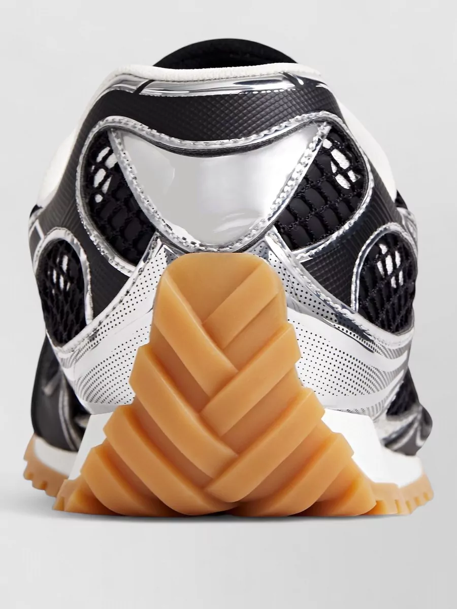 Bottega Veneta Leather Orbit Low-Top Sneakers