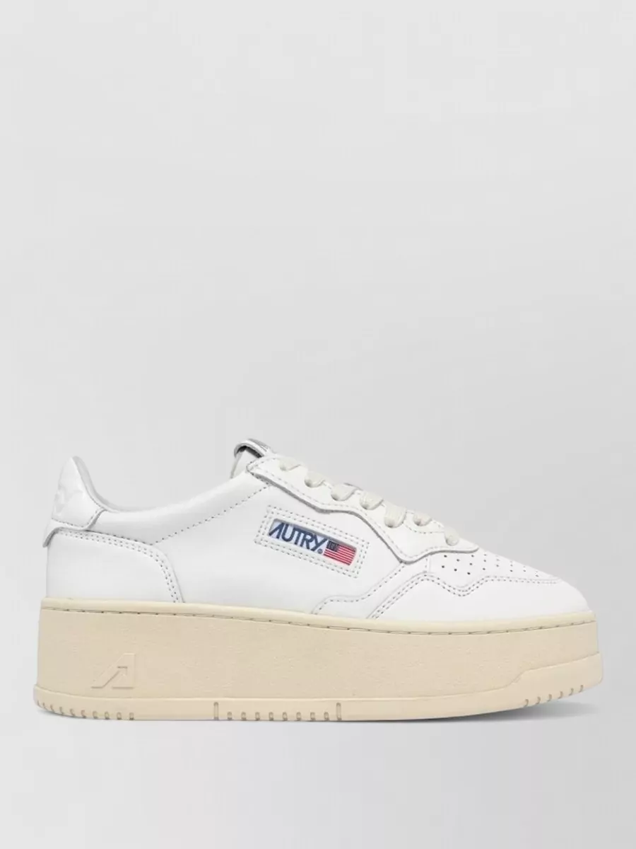 Autry Medalist Sneakers Raised Sole Platform Rubber