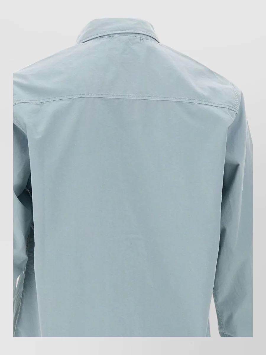 C.p. Company Organic Cotton Zip-Up Overshirt
