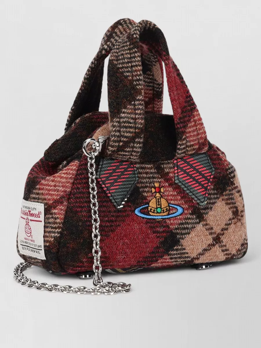 Vivienne Westwood Mini Wool Tweed Bag