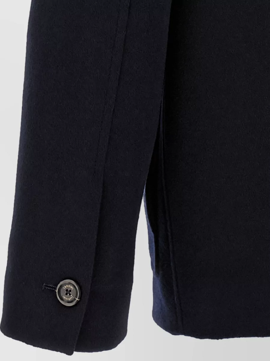 Lardini Cashmere Single-Breasted Coat