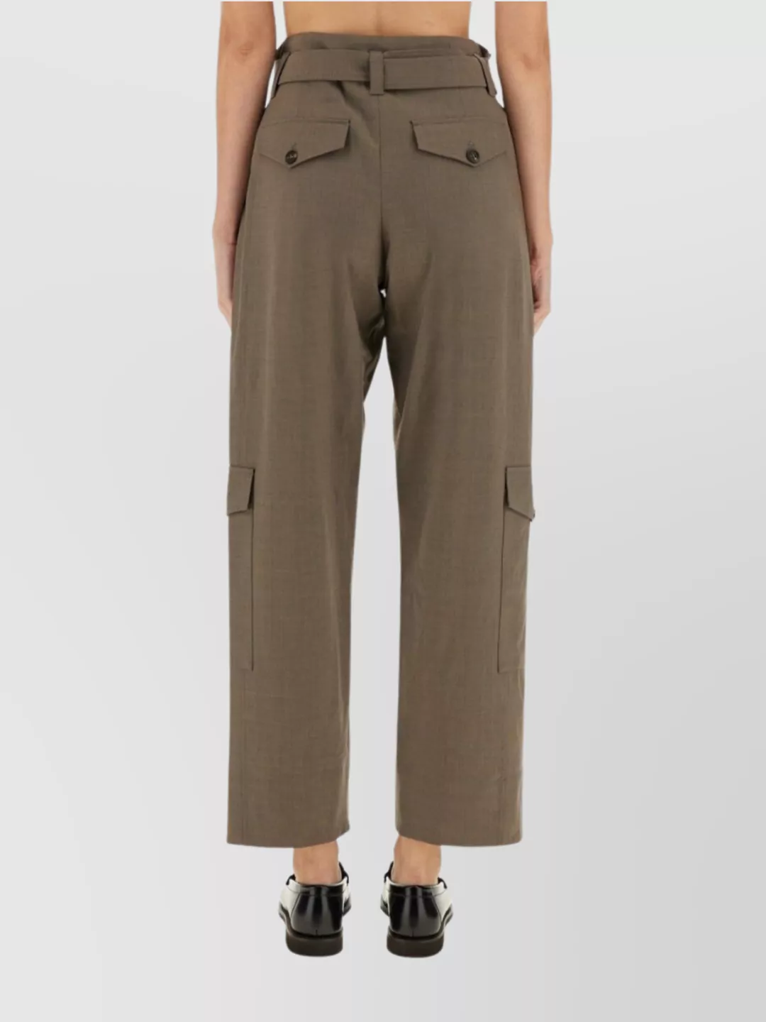 Brunello Cucinelli Utility Trousers With Belt And Pockets