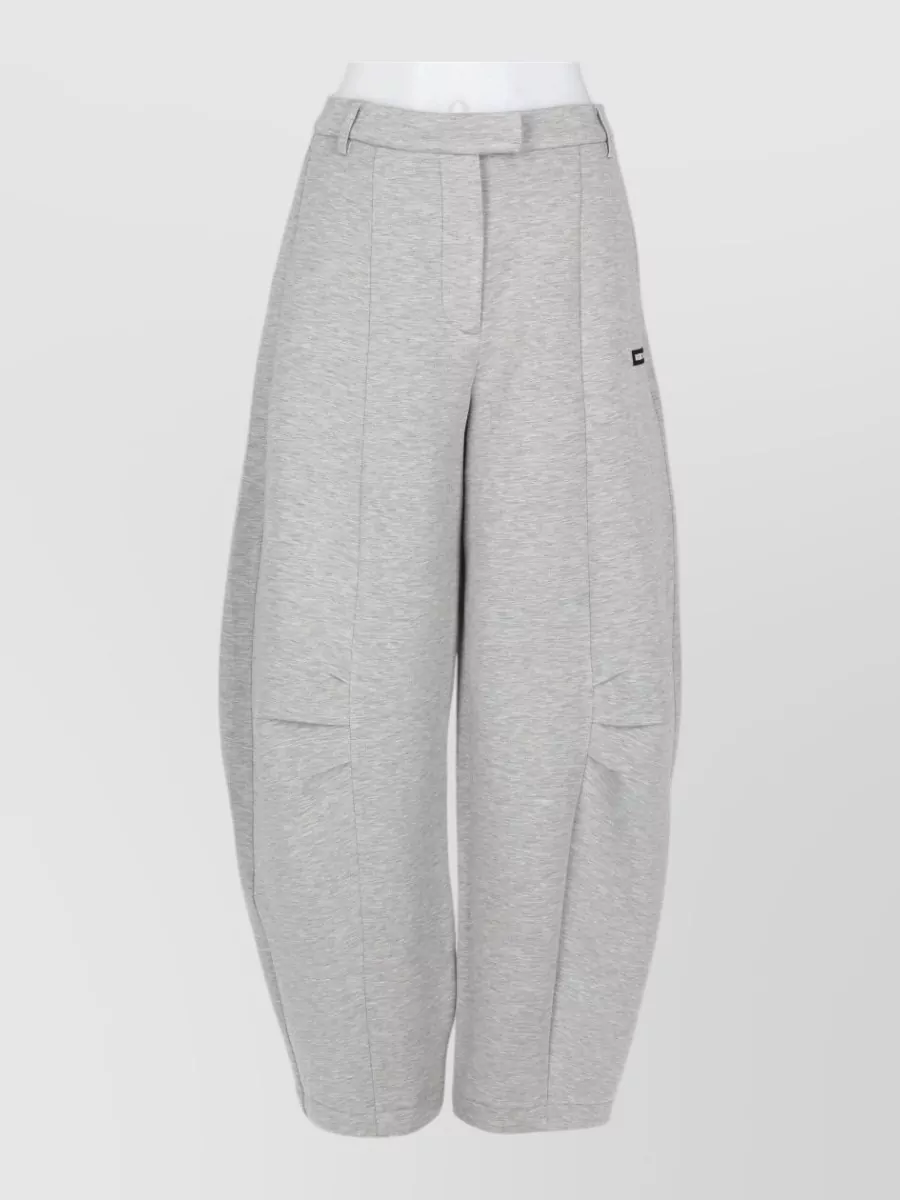 Rotate wide-leg track pants