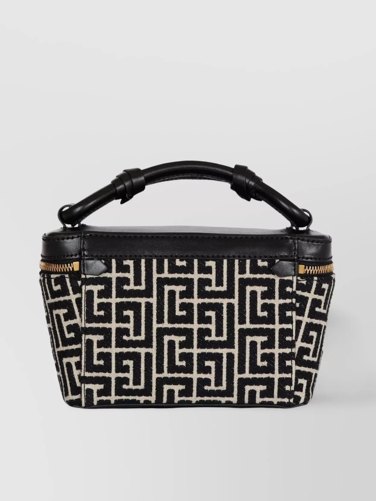 Balmain Army Vanity Case Gold Hardware In Black