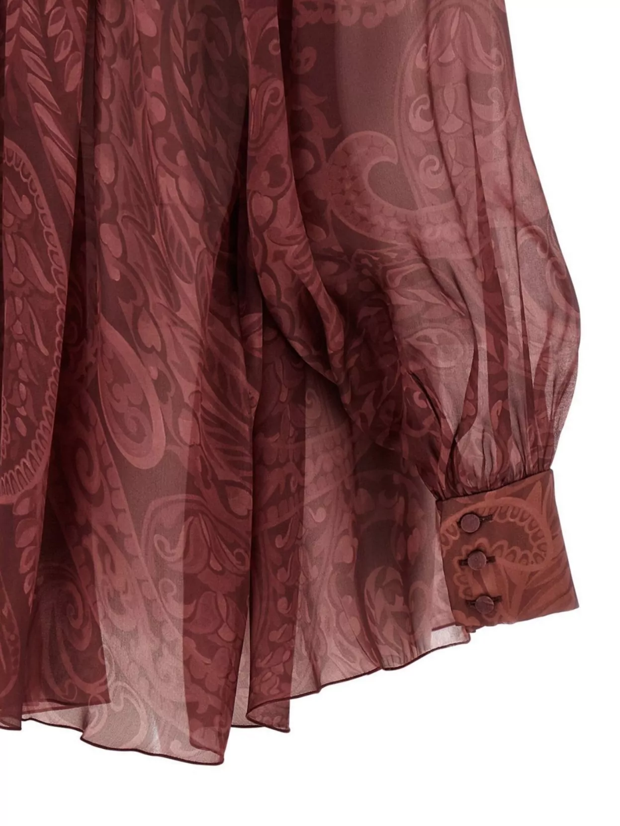 Etro Bow Blouse High Neck Long Sleeves