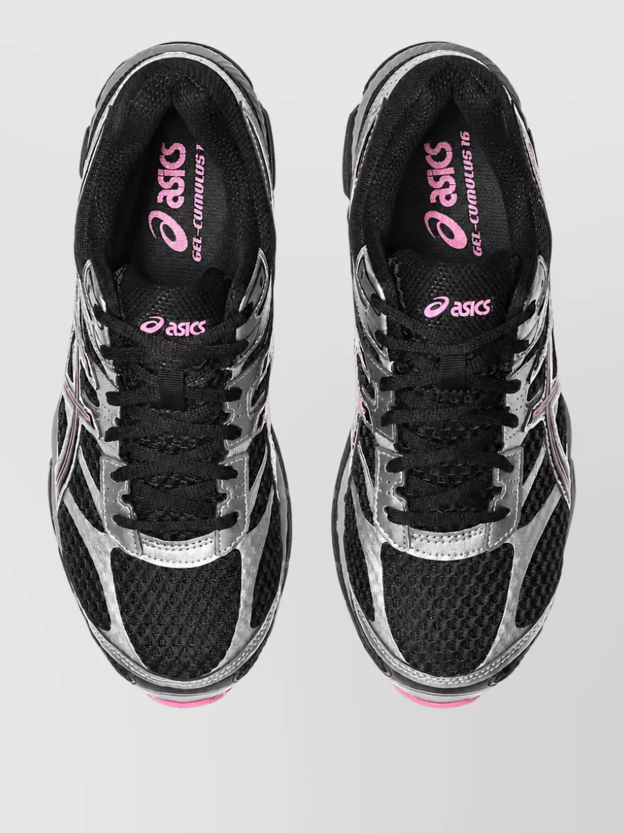 Asics Synthetic Leather Lace-Up Sneakers