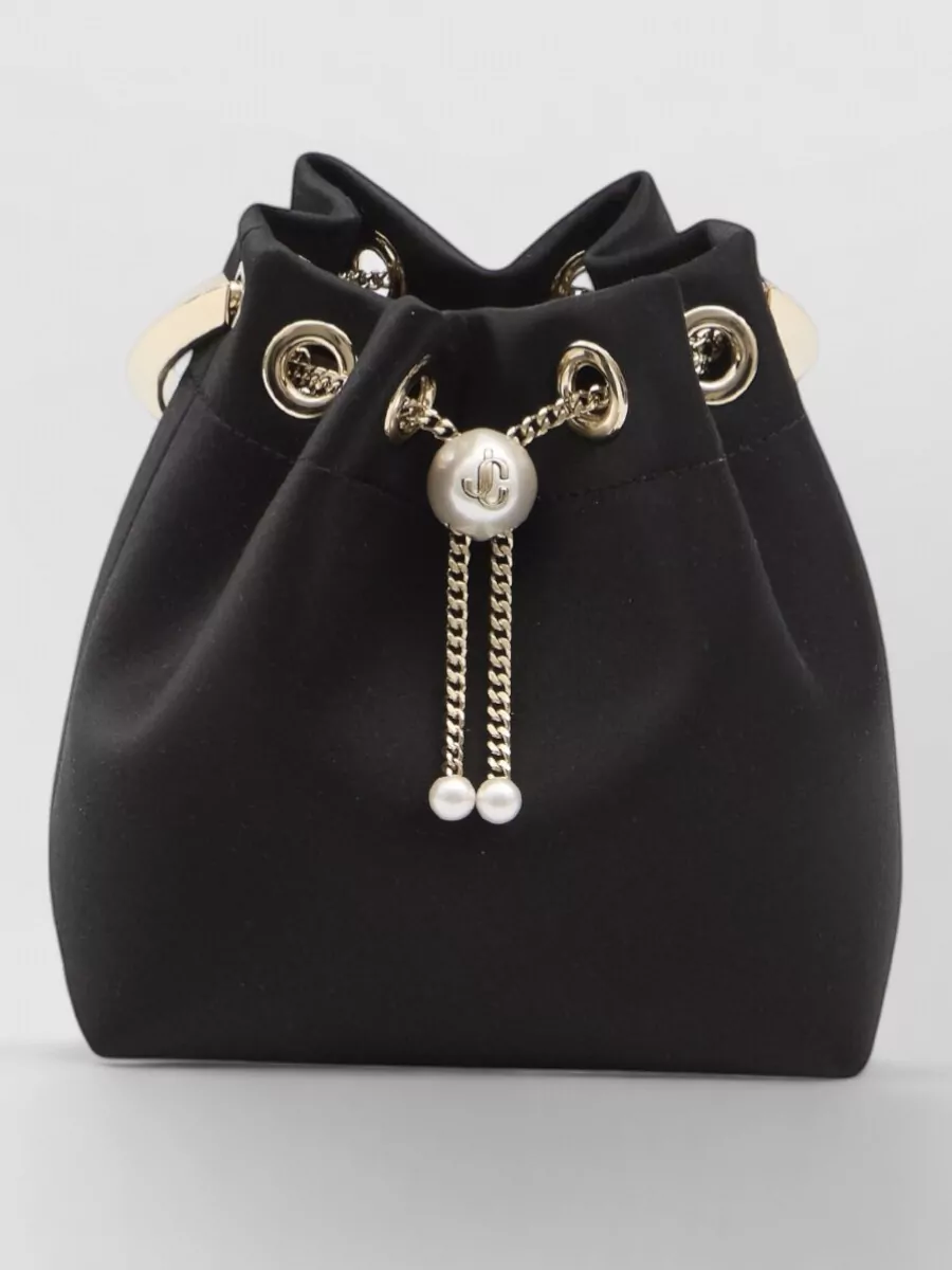 Jimmy Choo Bon Bon Satin Bucket Bag
