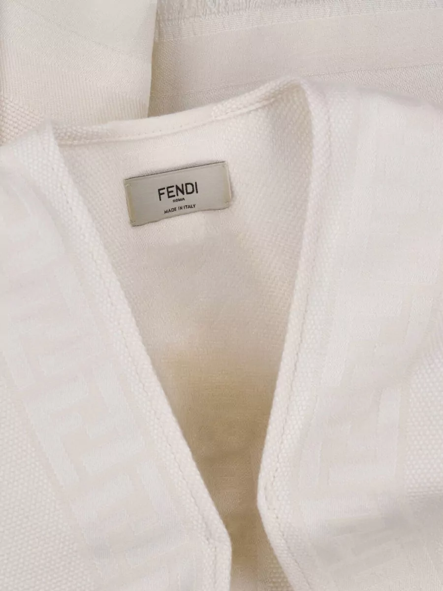Fendi Wool And Silk Cape