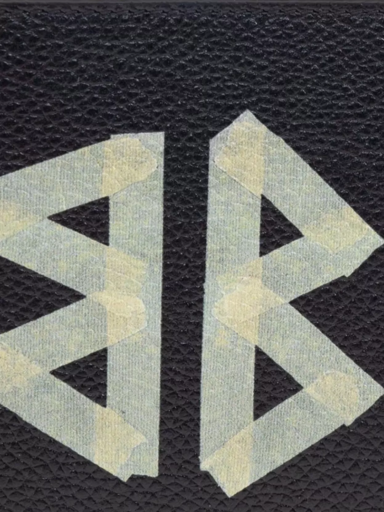 Balenciaga Square Leather Wallet Textured Surface