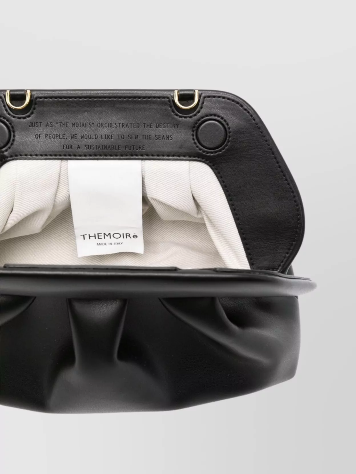 Themoirè Vegan Fabric Clutch Bag