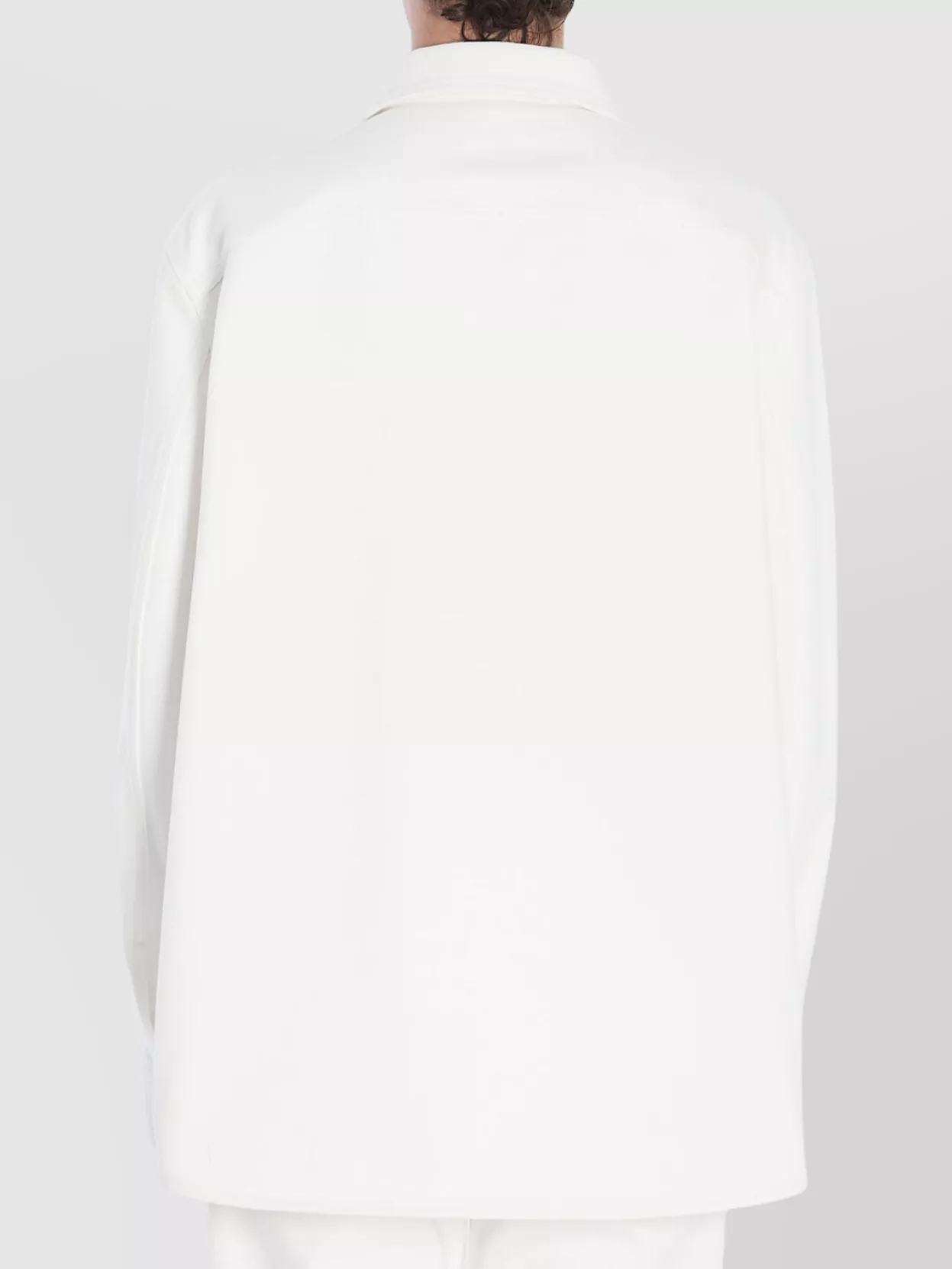 Gucci Pointed Collar Cotton Shirt With Chest Pocket