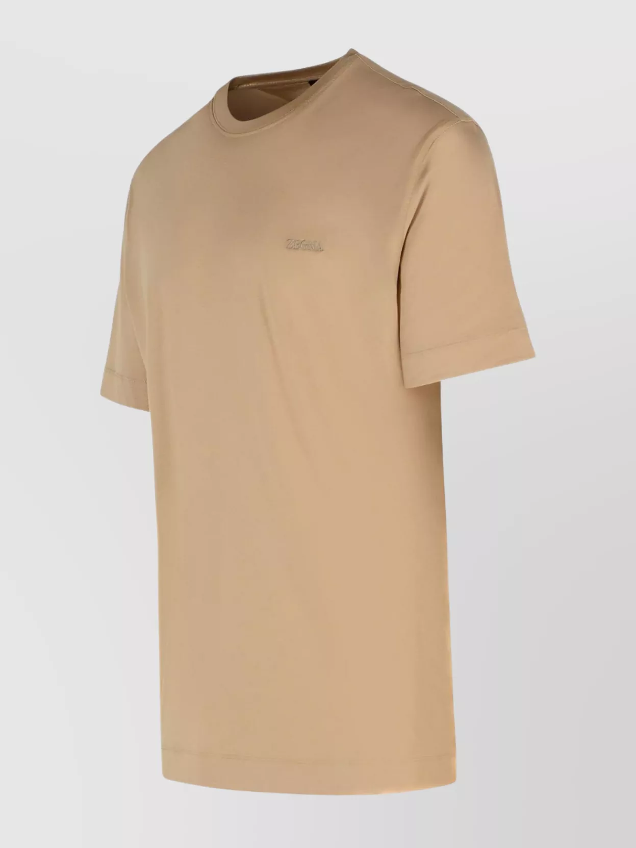 Shop Zegna 'pure' Cotton T-shirt Crew Neck