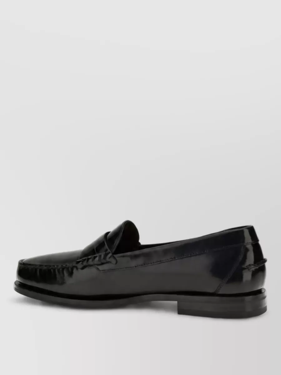 Santoni Patent Leather Loafers
