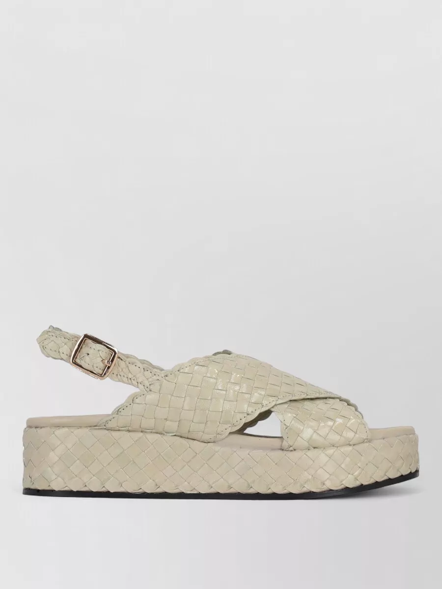 La Rose Woven Slides
