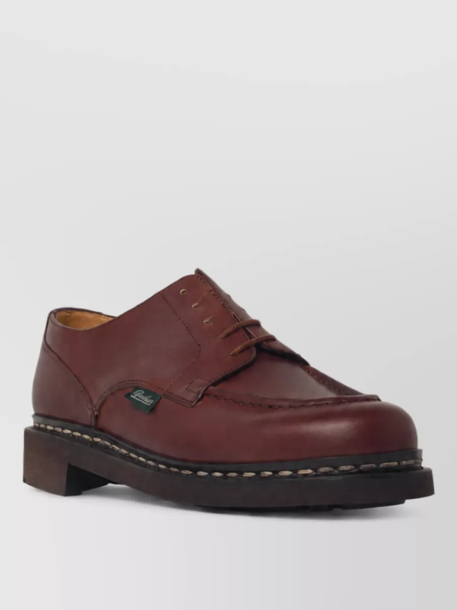 Paraboot leather derby shoes