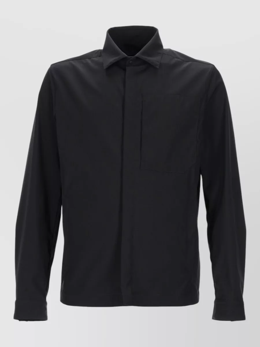 Herno regular-fit shirt jacket