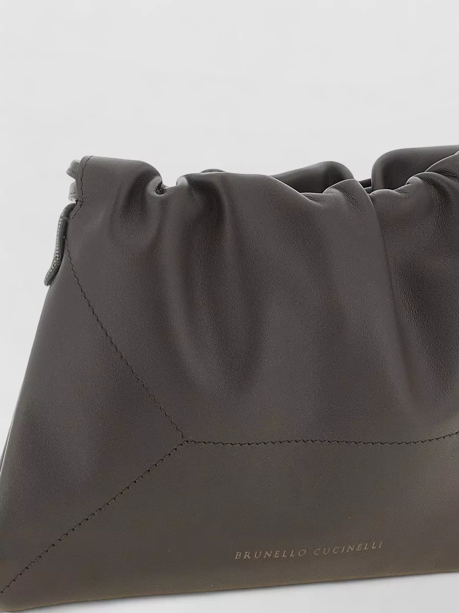 Brunello Cucinelli Leather Shoulder Bag
