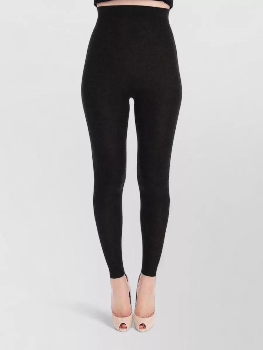 Dolce&Gabbana high-rise cashmere leggings