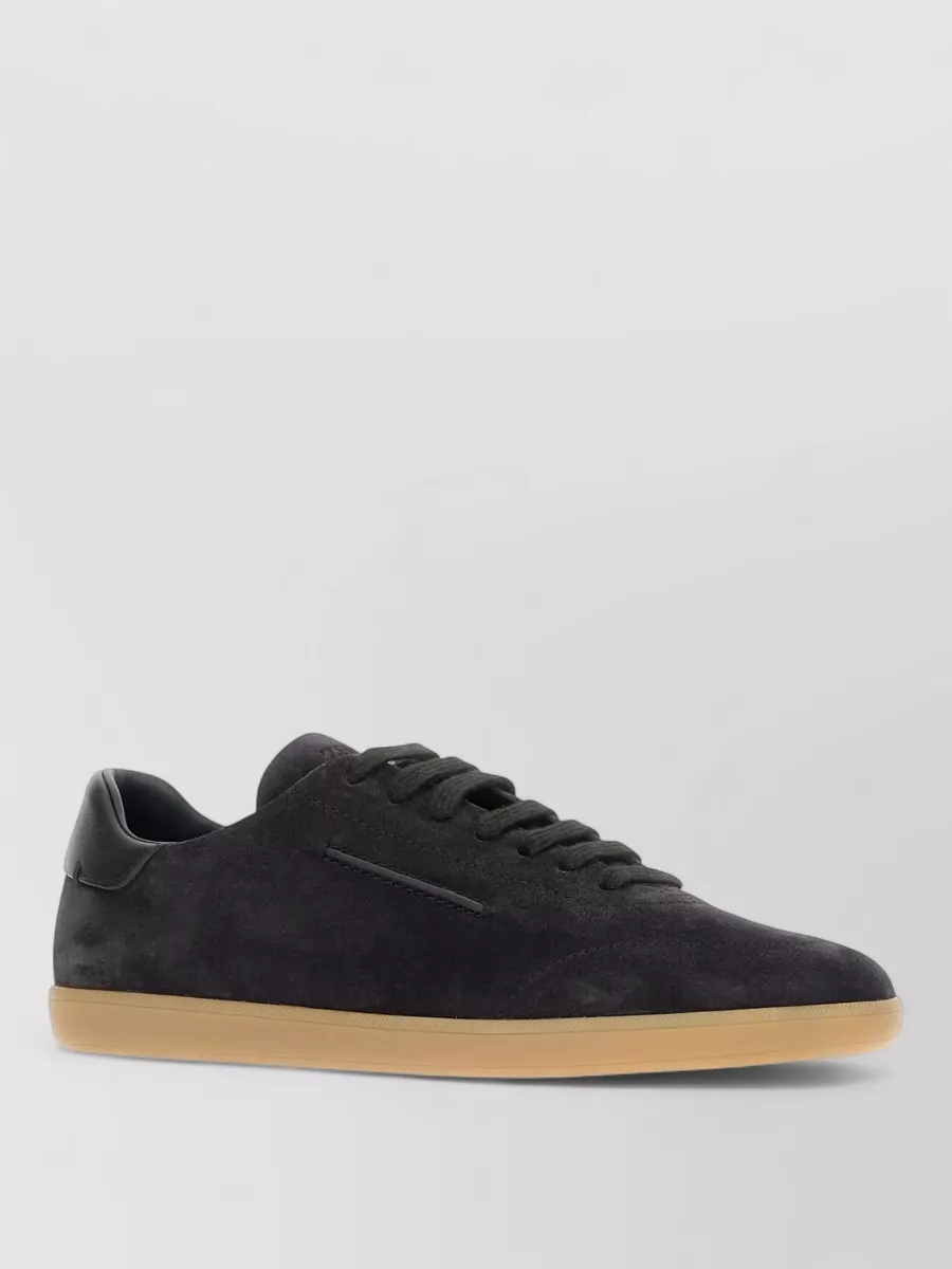 Zegna Suede Leather Sneakers