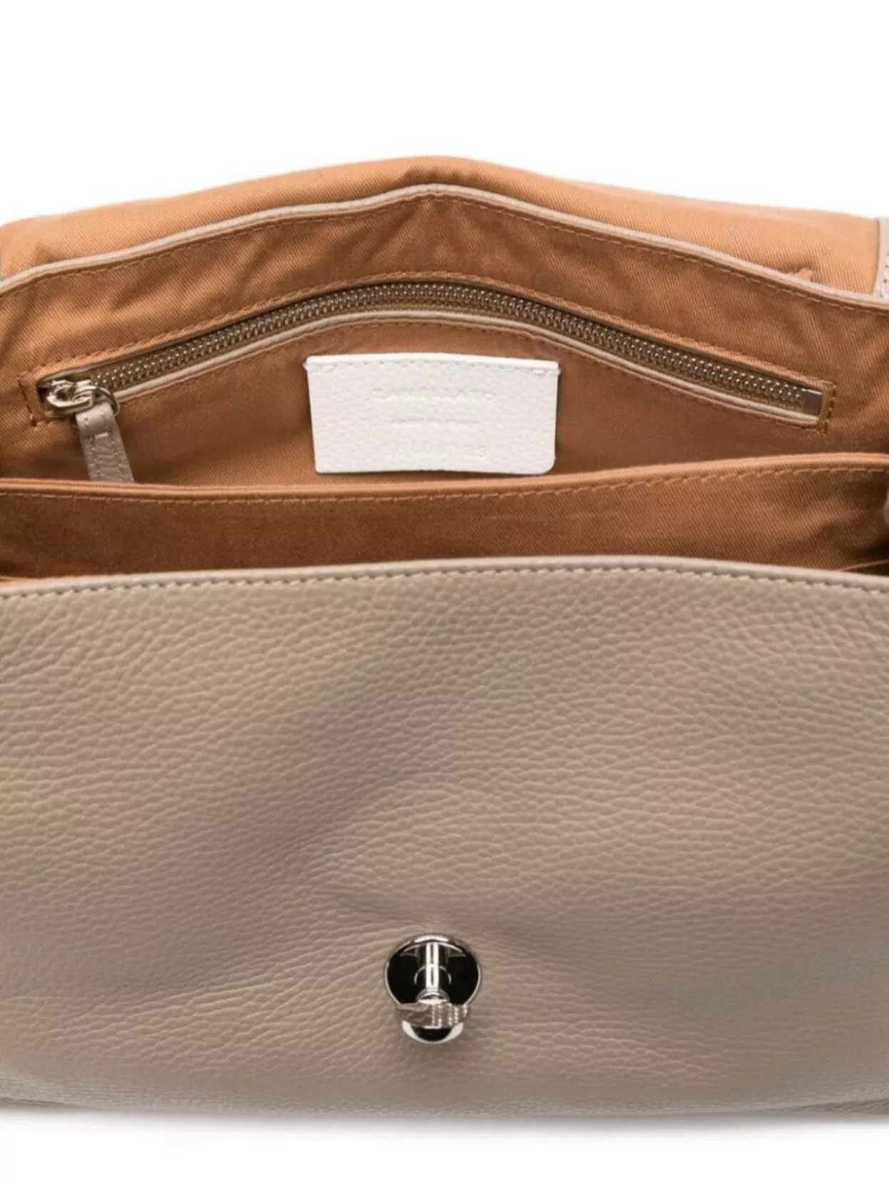 Zanellato Daily Foldover Leather Cross-Body Bag