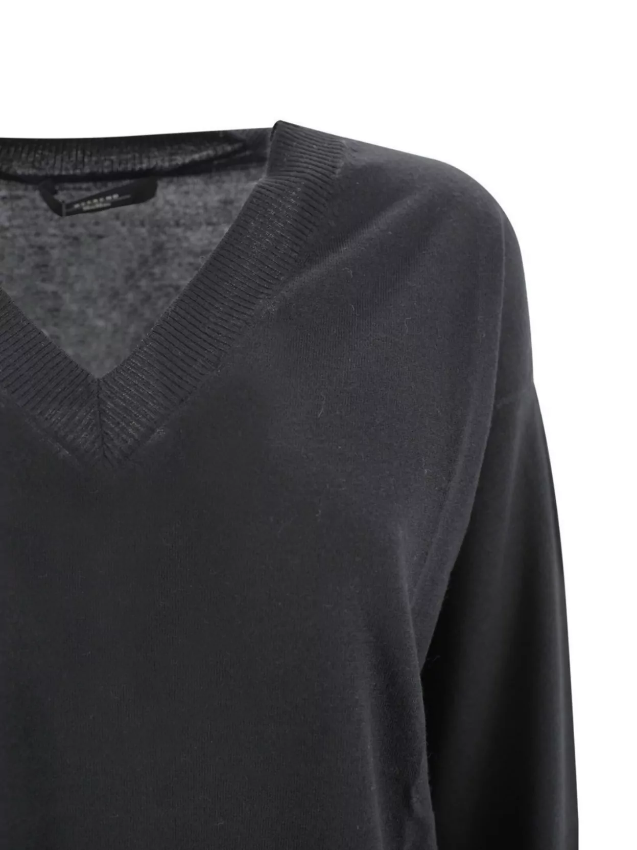 Weekend Max Mara Ribbed V-Neck Cashmere Sweater