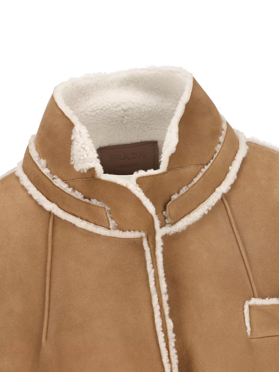Prada Virgin Wool Fitted Jacket