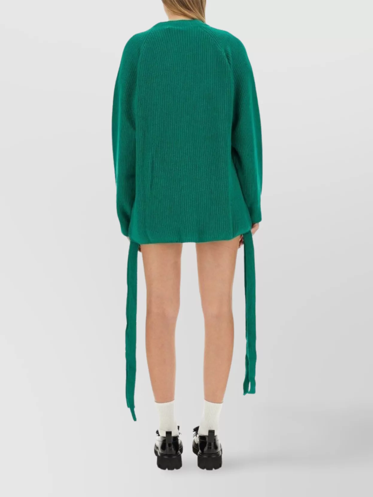Msgm Deep V-Neck Knit Cardigan