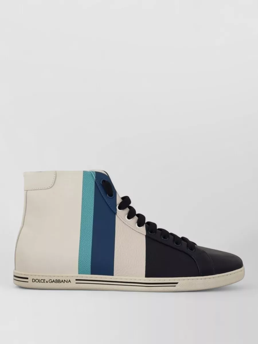 Dolce&Gabbana Leather Mid Top Sneakers