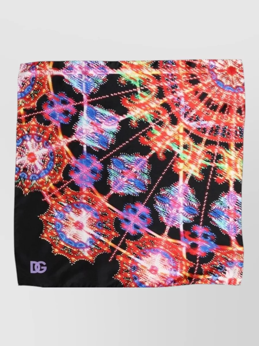 Dolce&Gabbana silk printed square scarf