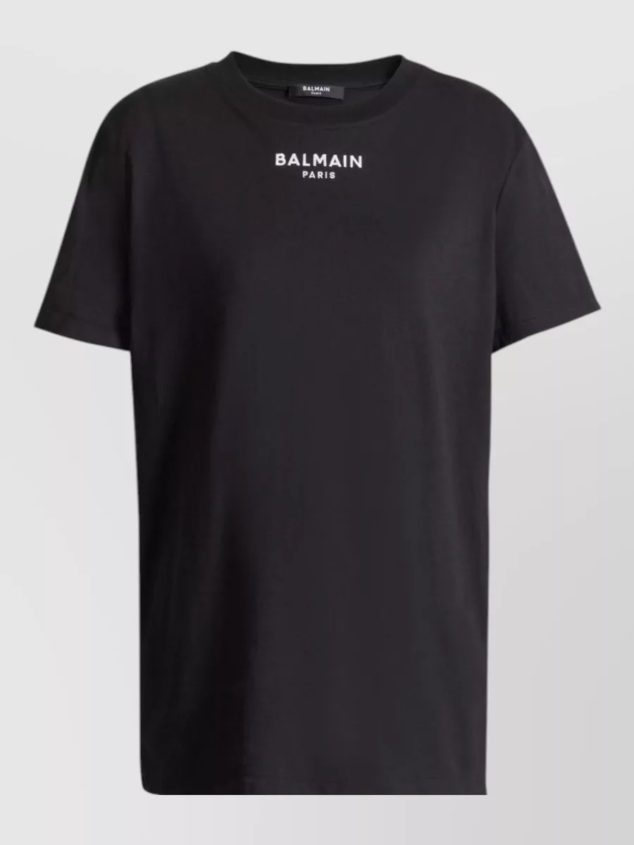 Balmain cotton logo-print short-sleeve t-shirt