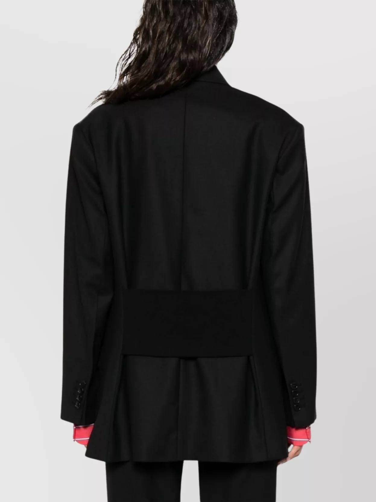 Victoria Beckham Blazer Double-Breasted Padded Shoulders