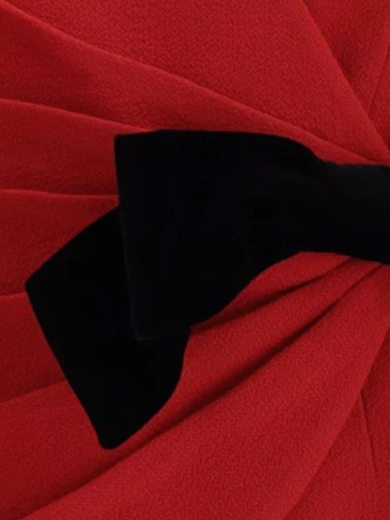 Valentino Asymmetric Blazer Featuring Bow Detail In Red
