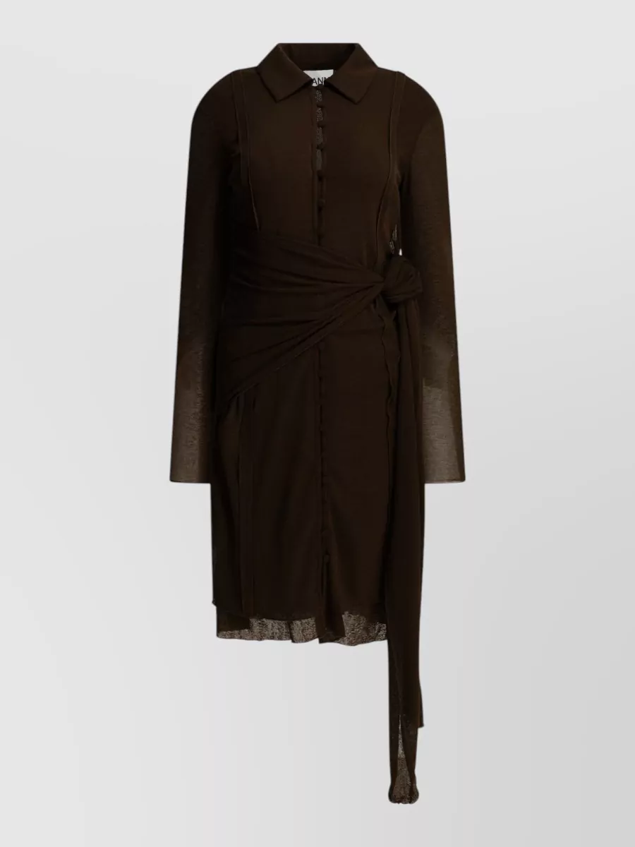 Ganni knee-length dress