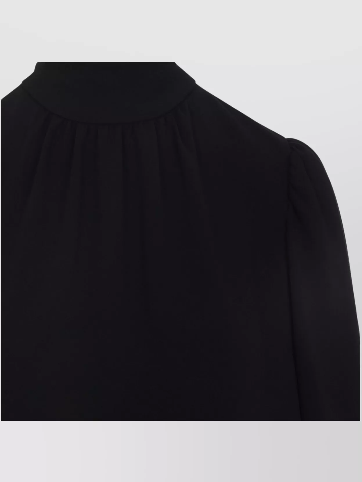 Max Mara Stand-Up Collar Mini Dress With Long Sleeves