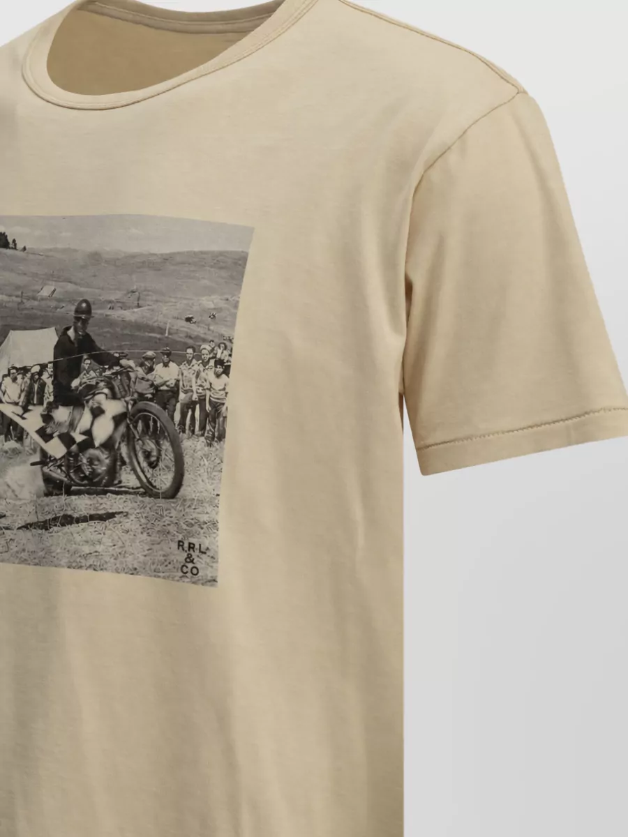 Rrl By Ralph Lauren Printed Cotton Crew-Neck T-Shirt