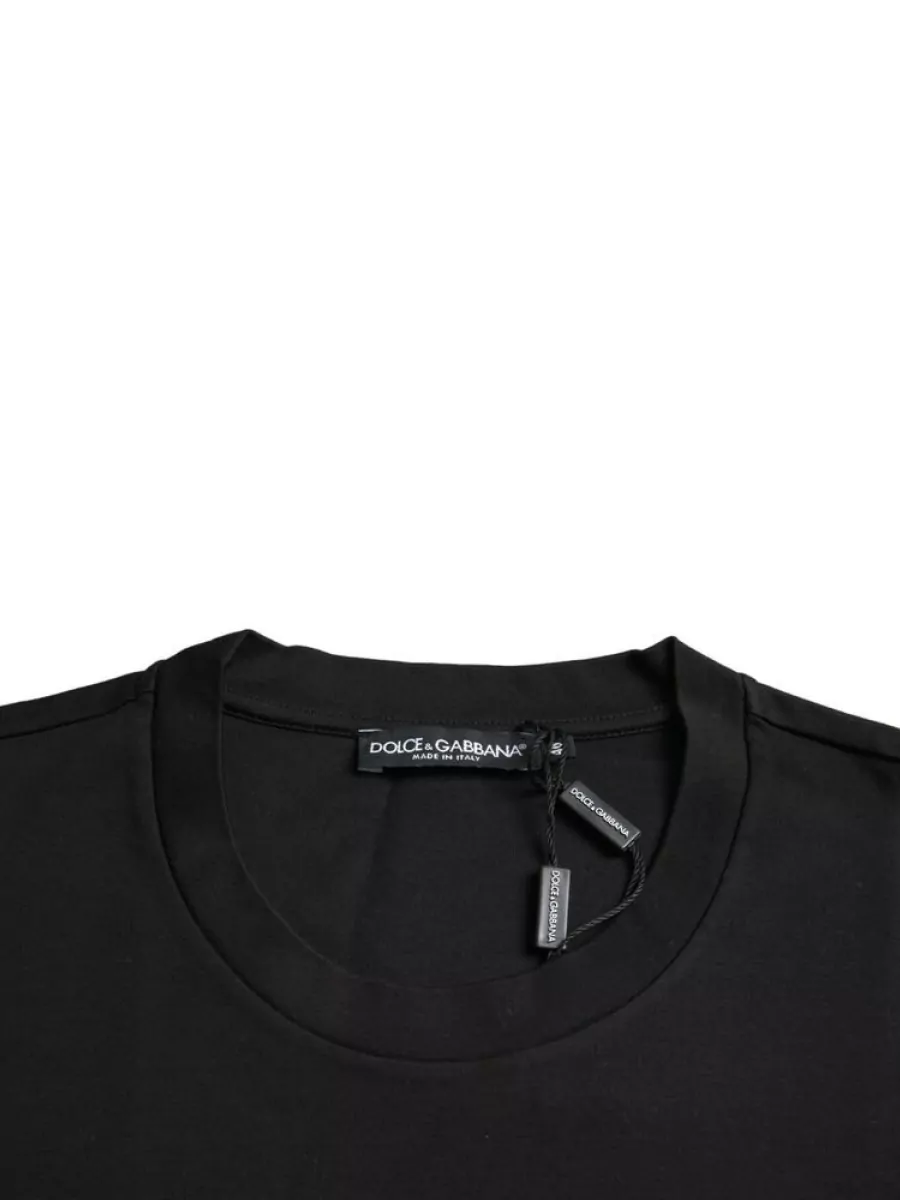 Dolce&Gabbana Cotton Graphic Crew Neck T-Shirt