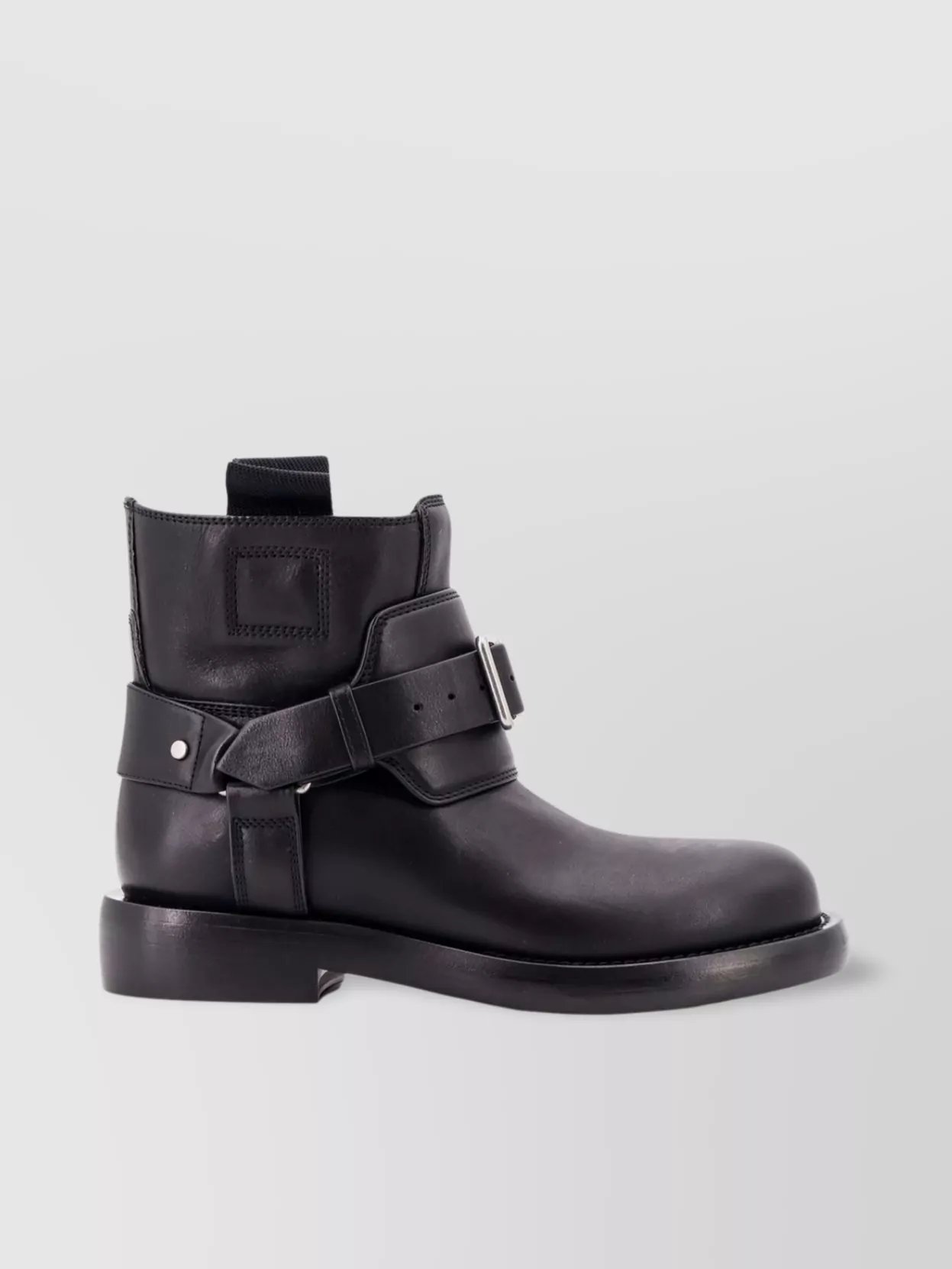 ショートブーツ・ブーティ Burberry Black Leather Ankle Boots 64CC08DE-8985-4FD3-8DDC-
