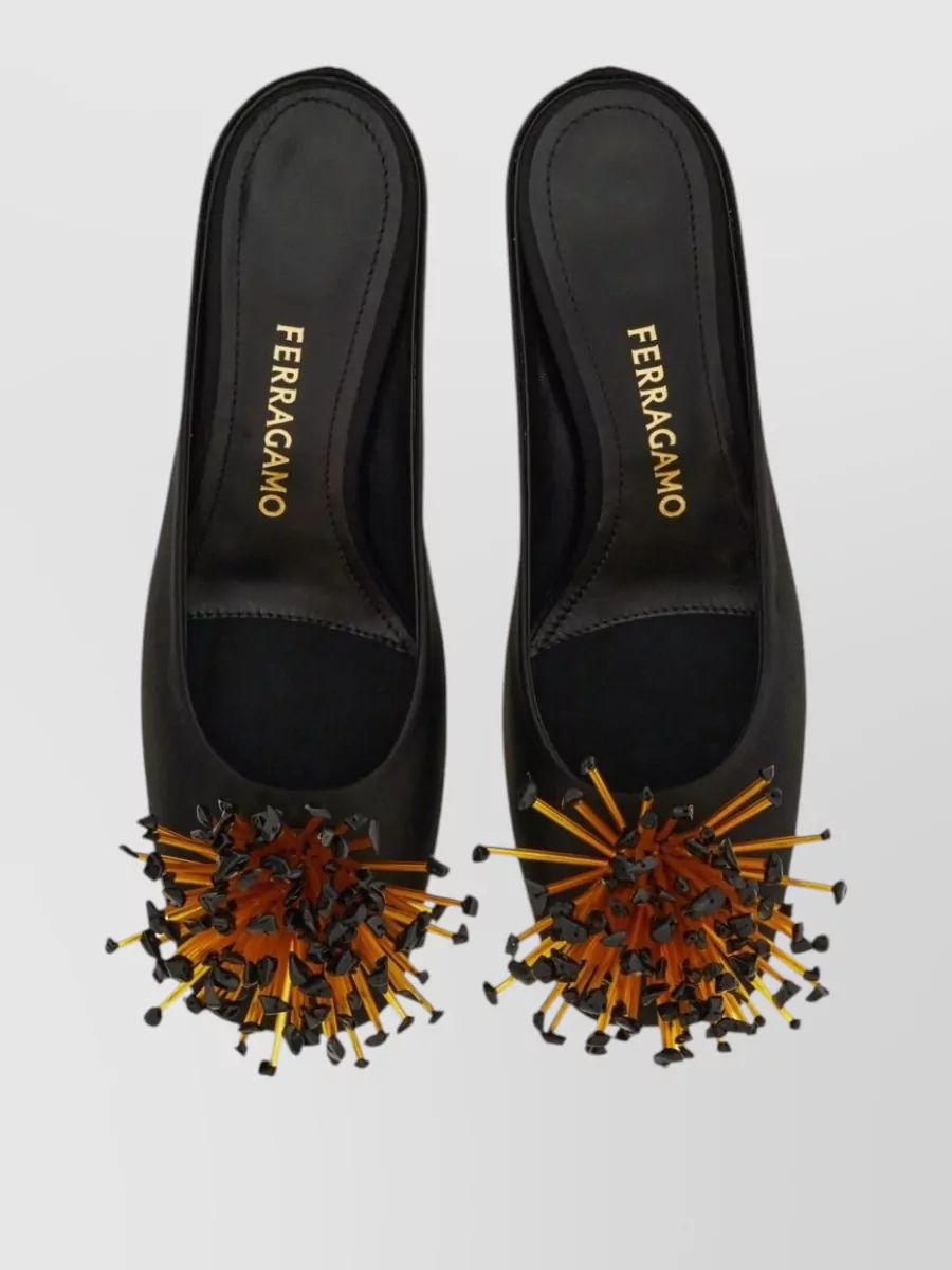 Ferragamo Satin Mules