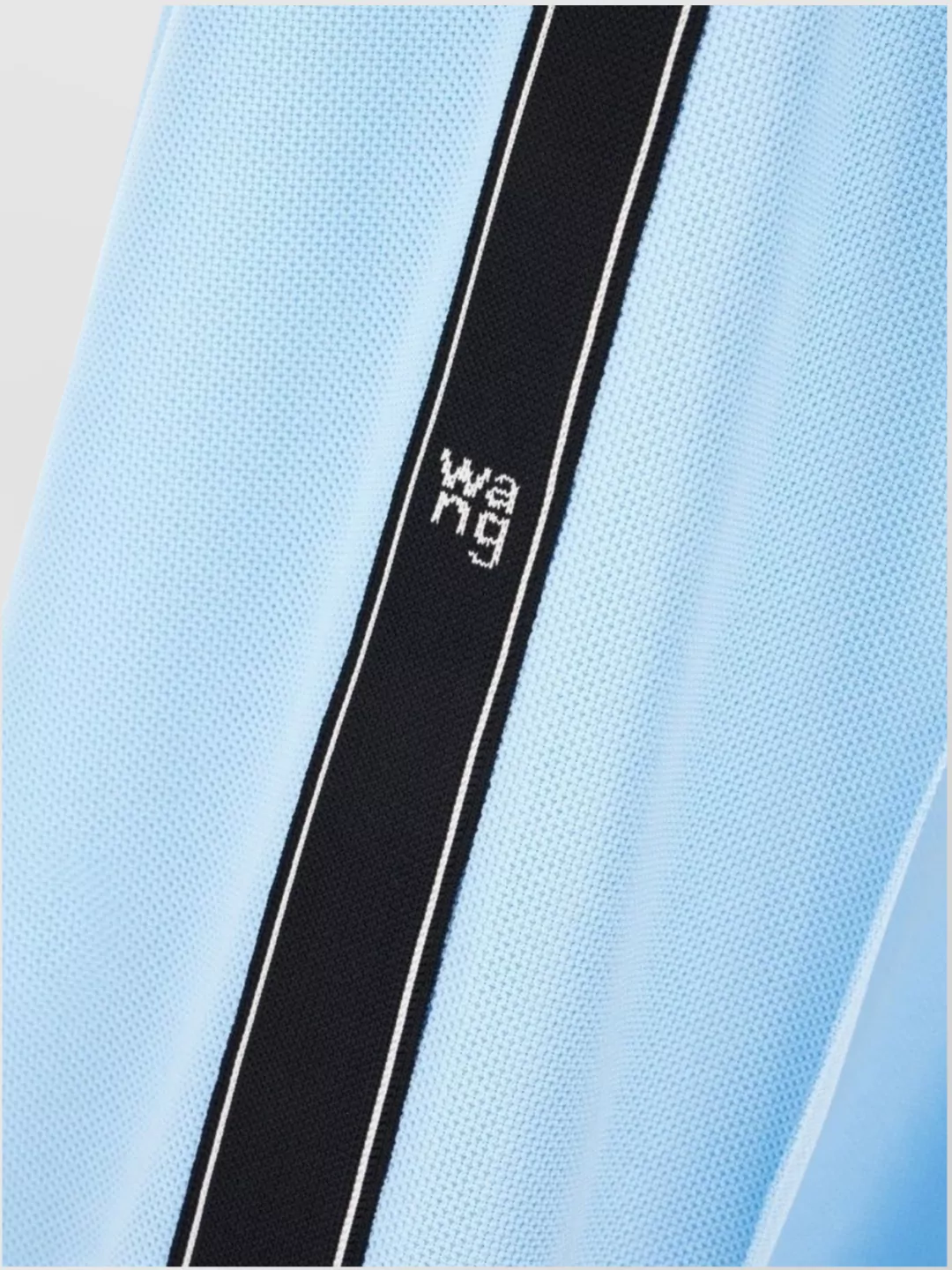 Alexander Wang Polyester Trousers With Logoed Side Bands
