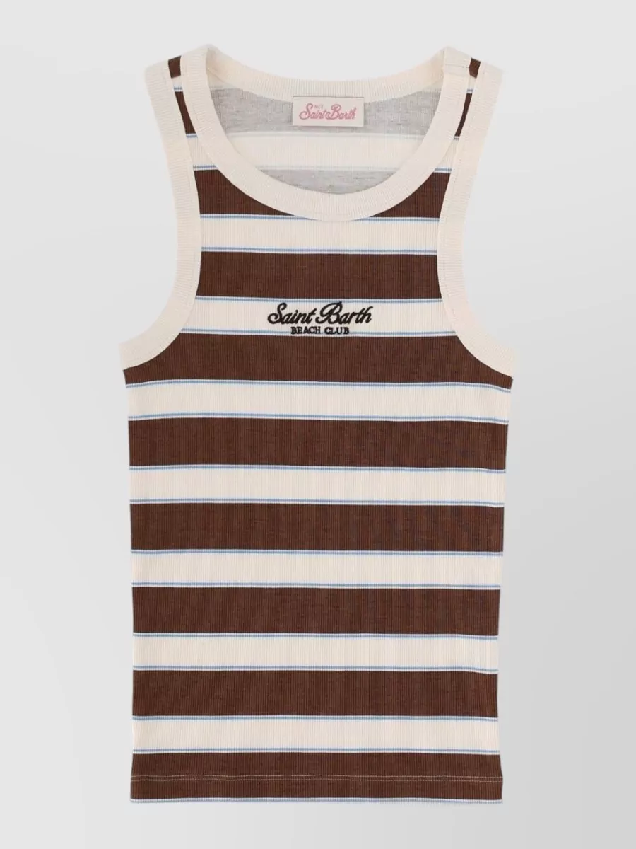 Mc2 Saint Barth Logo tank top