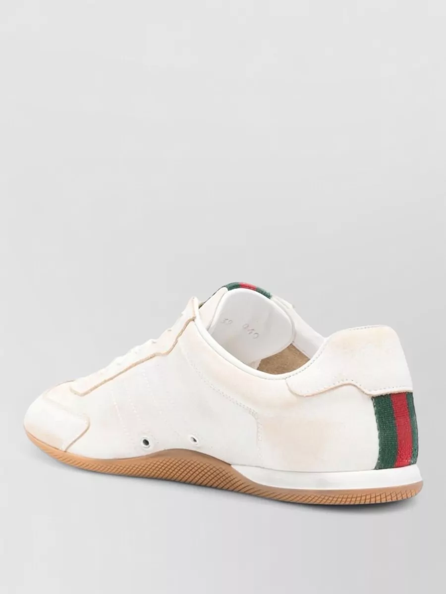 Gucci Leather Low-Top Sneakers