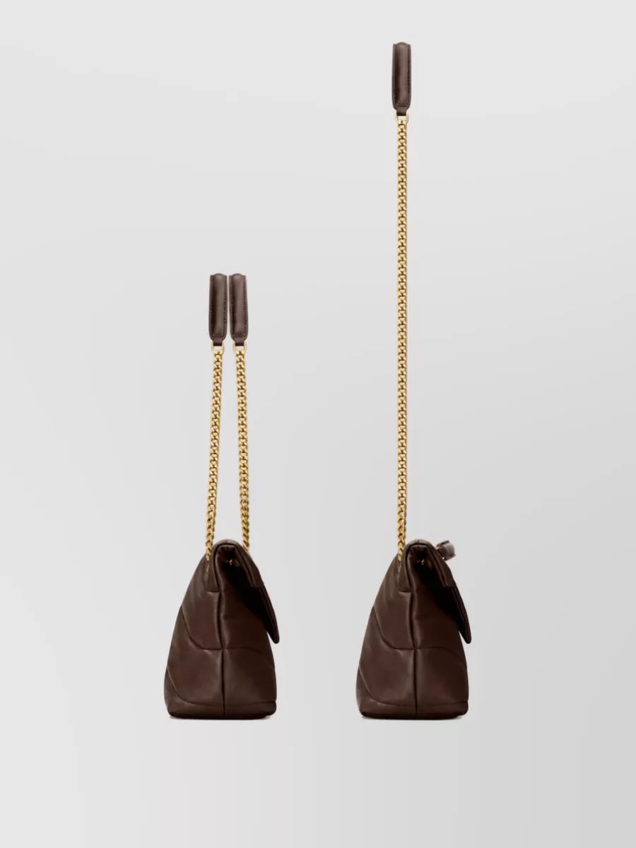 Saint Laurent Na Leather Shoulder Bag