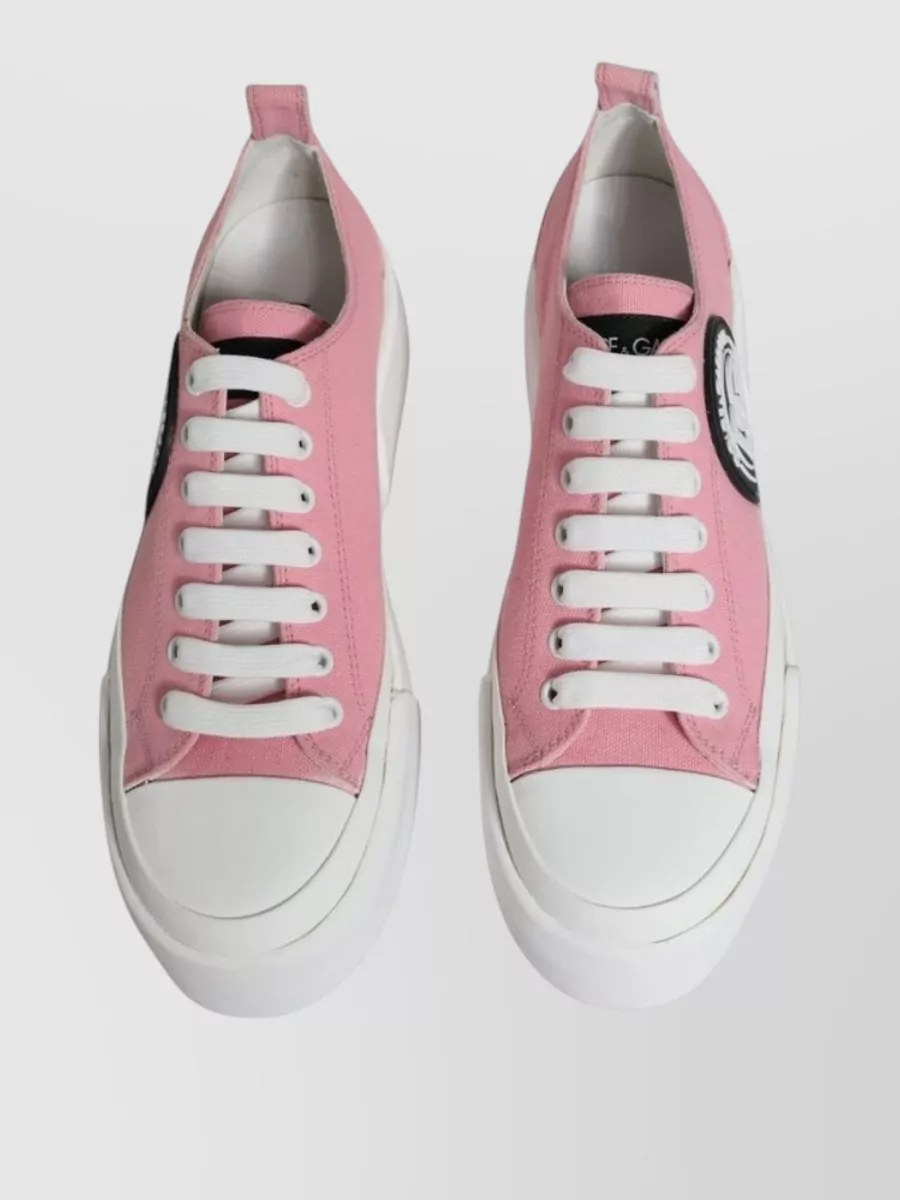 Dolce&Gabbana Canvas Logo Low Top Sneakers