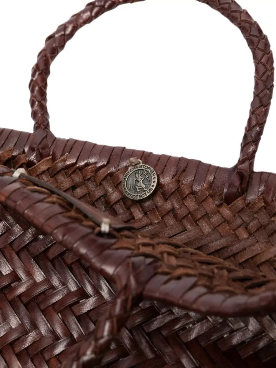 Dragon Diffusion Mini Flat Gora Leather Beach Bag
