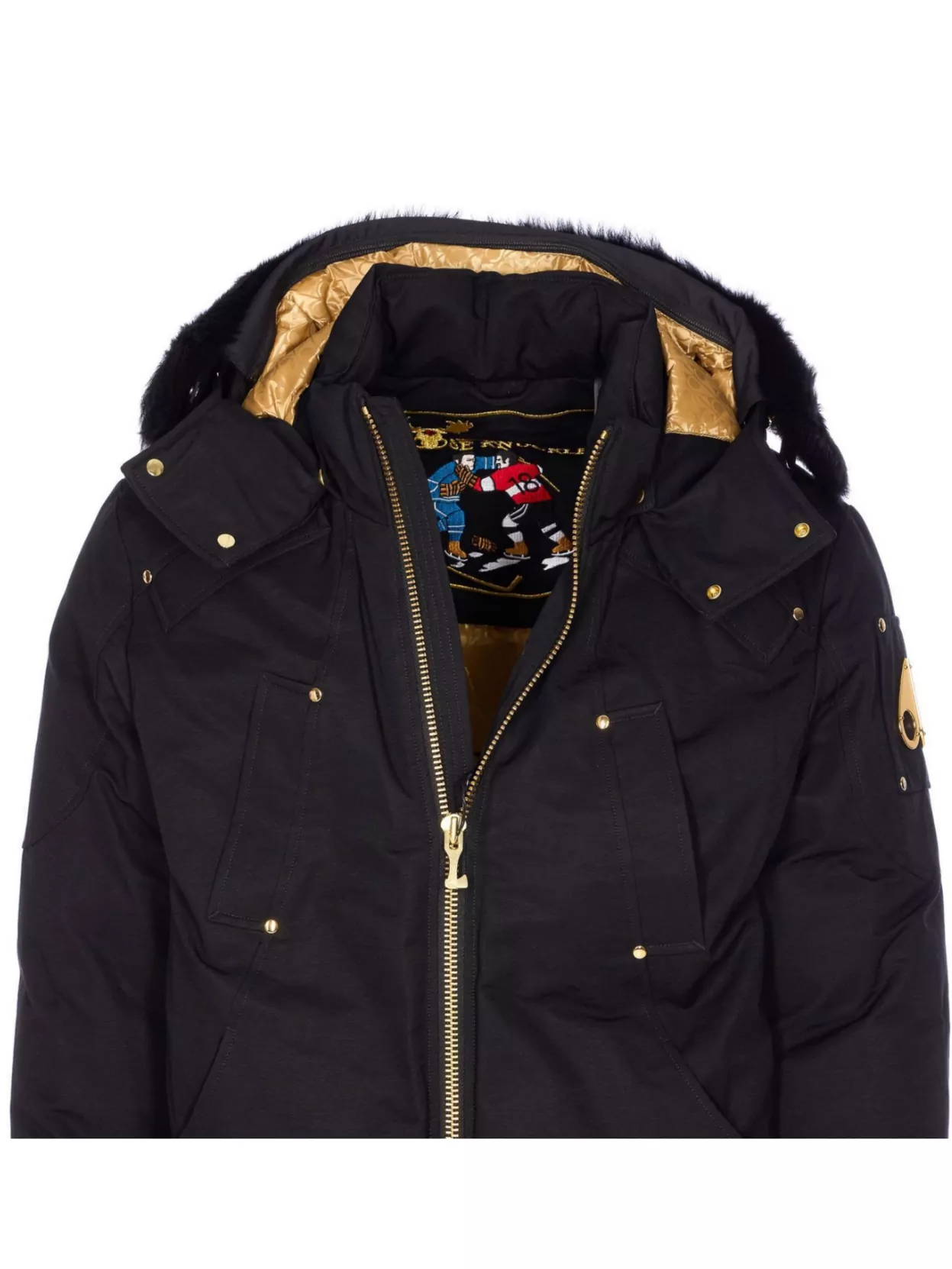 Moose Knuckles Versatile Bomber Jacket Removable Hood