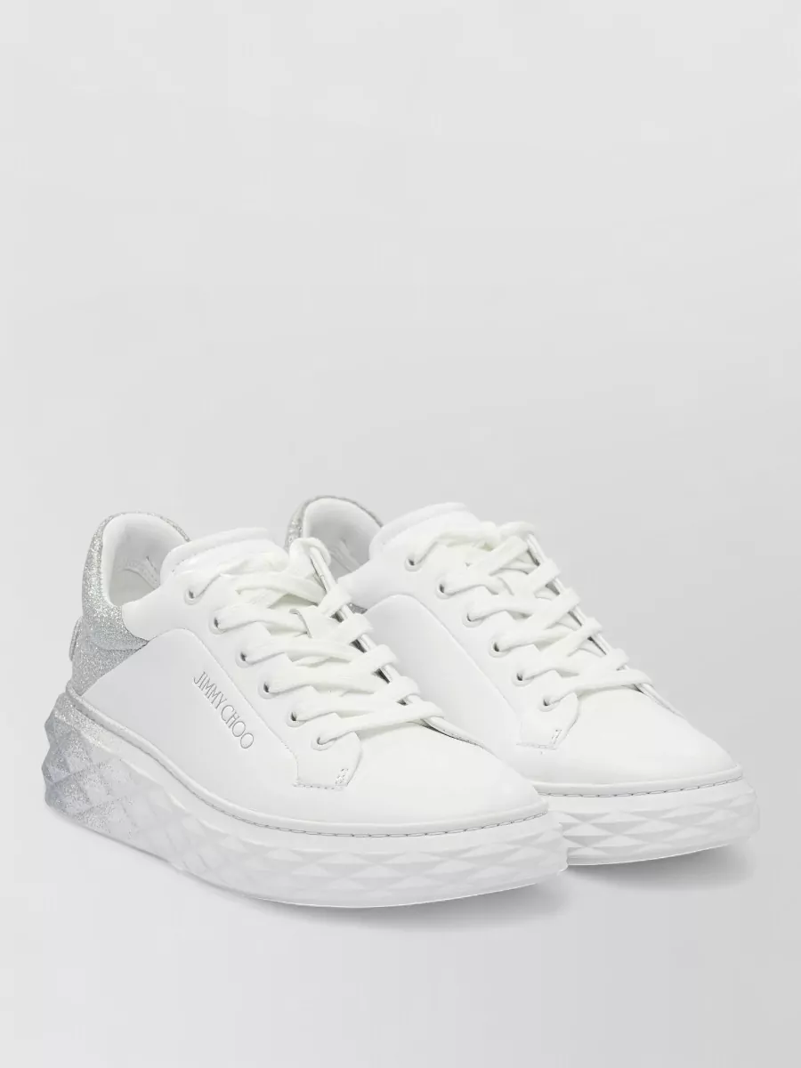 Jimmy Choo leather low top sneakers