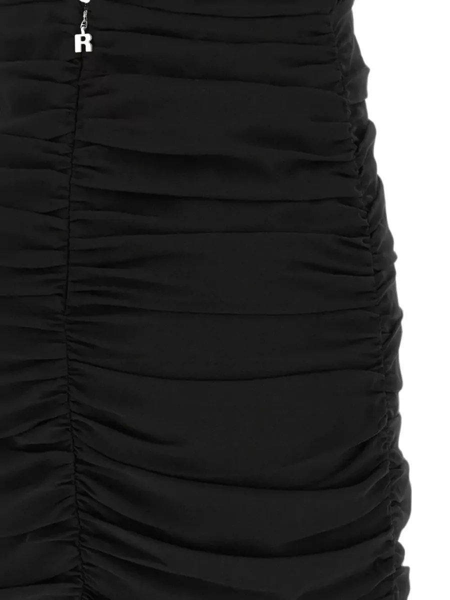 Rotate Ruched Halterneck Mini Dress